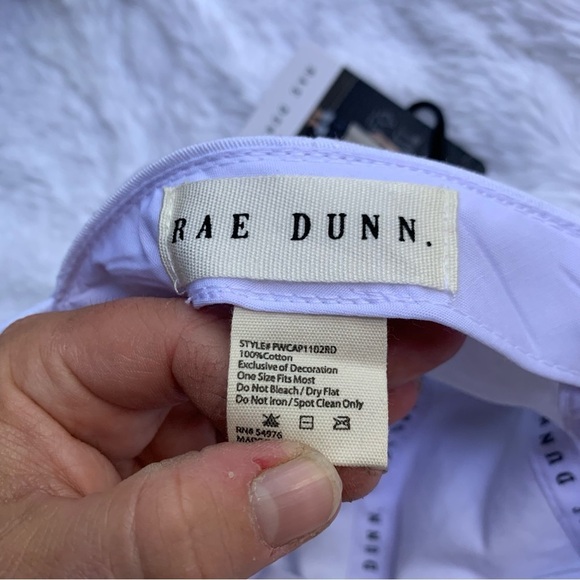 Rae Dunn | NWT I Do. White Baseball Cap - Picture 6 of 10